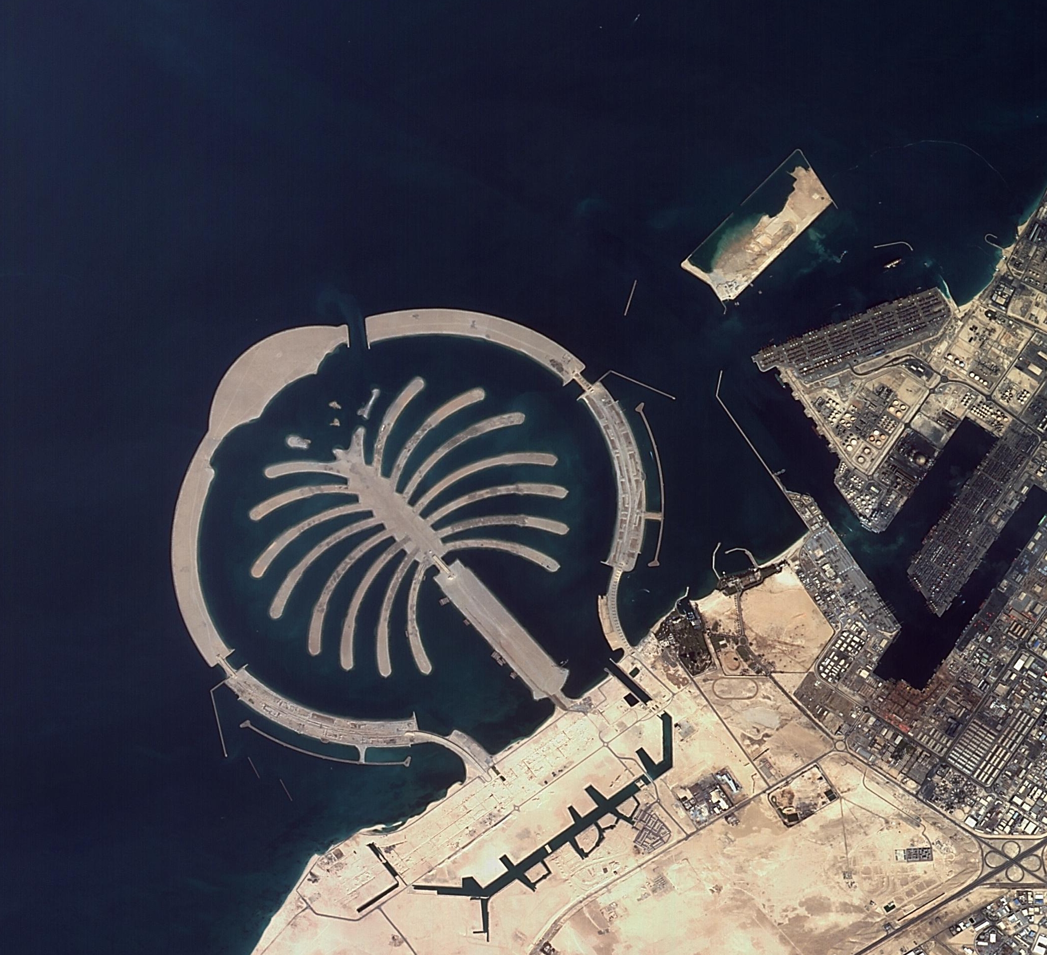 Palmiye ve Dünya Adaları Dubai 2 Ocak 2015